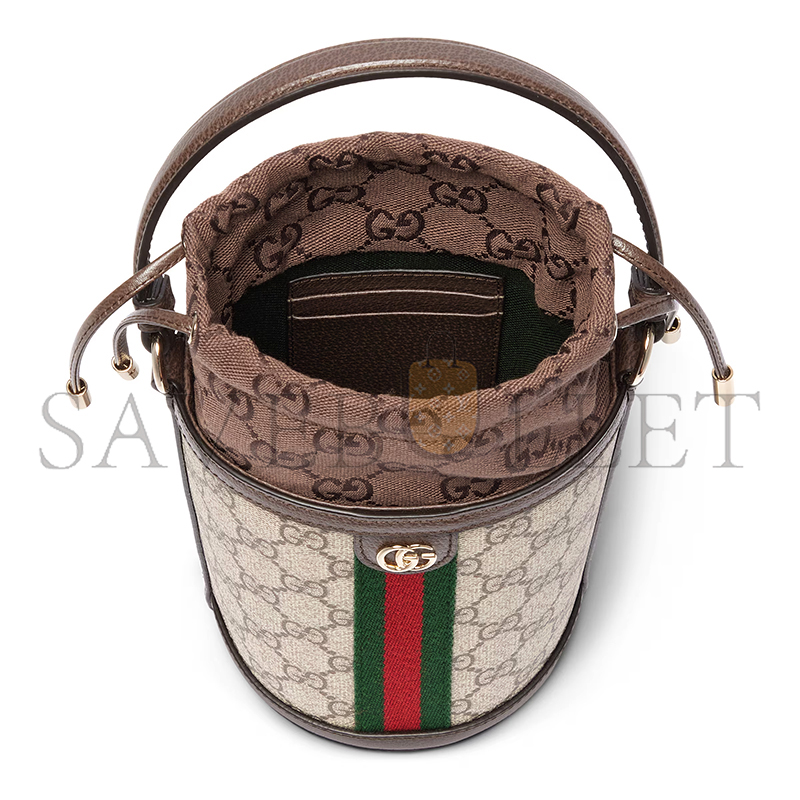 GUCCI OPHIDIA MINI BUCKET BAG ‎838462 (11.5*23*8cm)